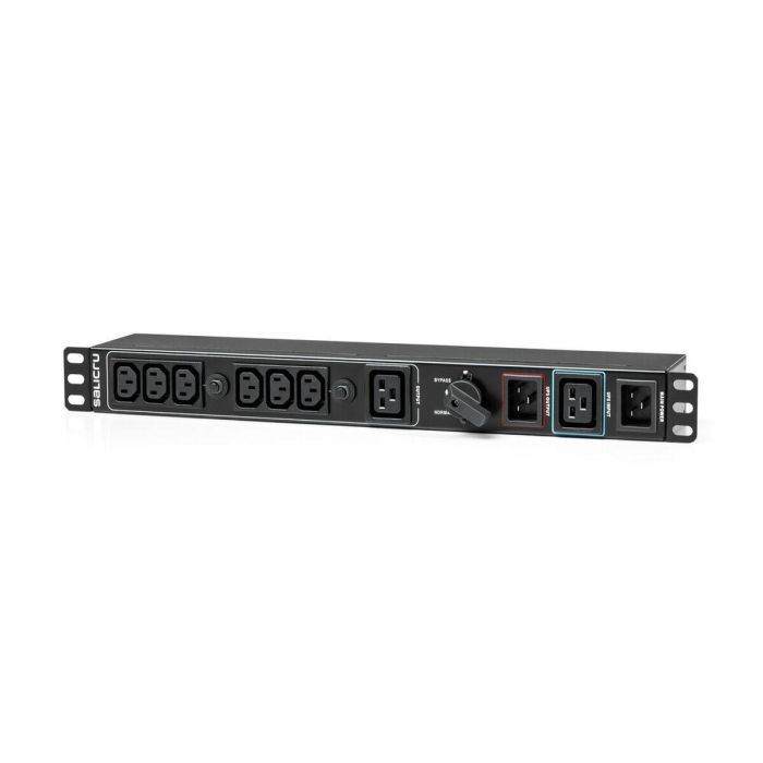 Salicru BM-R 16 A PDU Monofásico 7 Salidas AC Negro C13/C19/C20 240V 16A 6B4OP000005 1 Salicru BM-R 16 A PDU Monofásico 7 Salidas AC Negro C13/C19/C20 240V 16A 6B4OP000005 1