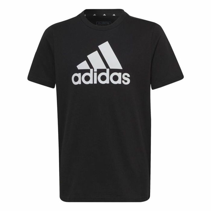 Camiseta de Manga Corta Infantil Adidas Big Logo Negro 0 Camiseta de Manga Corta Infantil Adidas Big Logo Negro 0