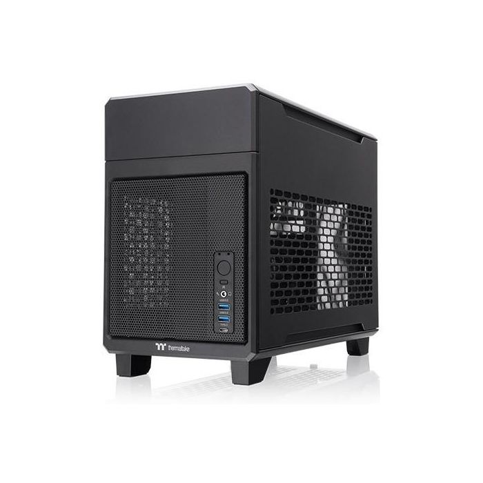 Thermaltake TR100 Mini Tower PC Negro, Mini-ITX, SPCC Acero, USB 3.2 Gen 1 Tipo A x2, USB 3.2 Gen 2 Tipo C x1 1 Thermaltake TR100 Mini Tower PC Negro, Mini-ITX, SPCC Acero, USB 3.2 Gen 1 Tipo A x2, USB 3.2 Gen 2 Tipo C x1 1