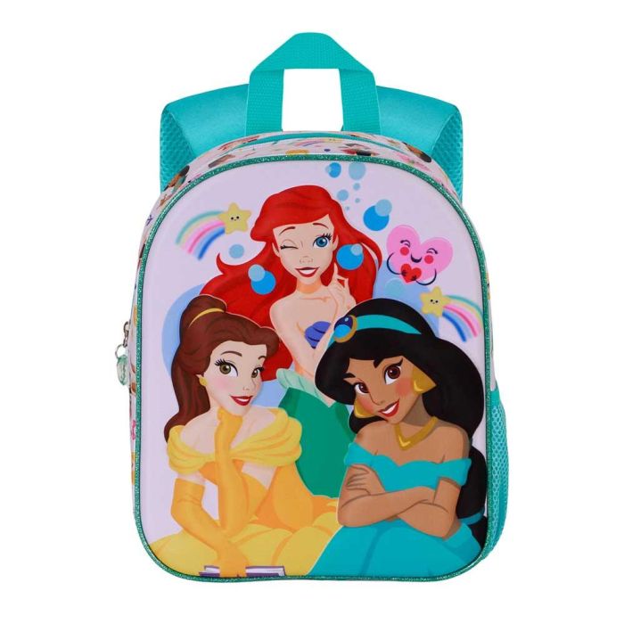Mochila 3D Elite Rainbows Disney Princesas Multicolor 1 Mochila 3D Elite Rainbows Disney Princesas Multicolor 1