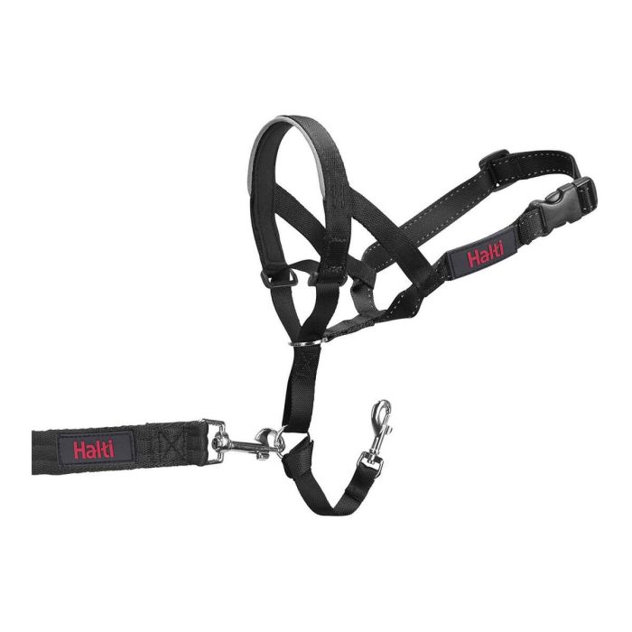 Halti Bozal Headcollar Negro Talla 0 para Perros Pequeños Bichon Maltese Yorkshire