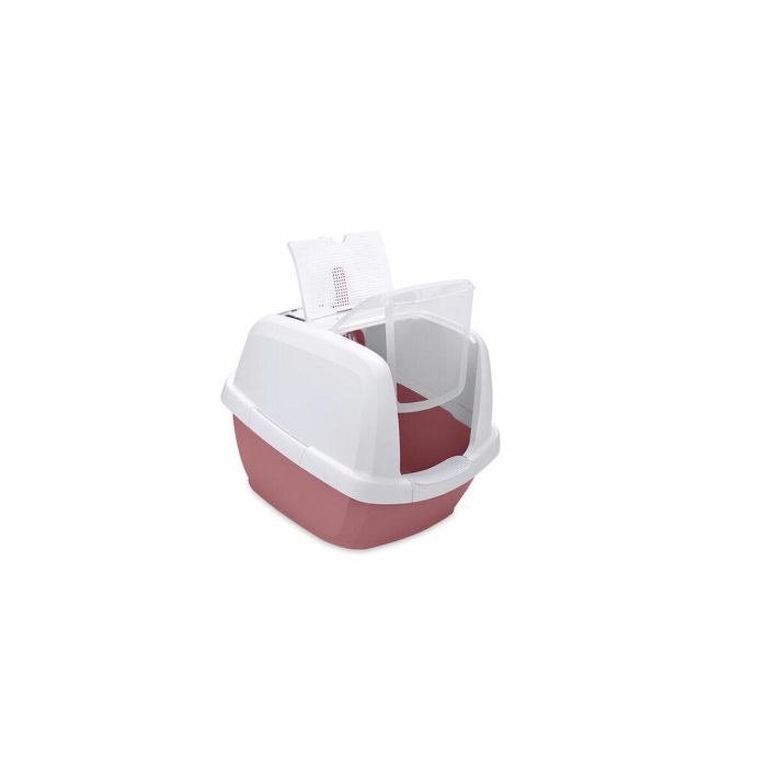 Arenero para Gatos IMAC MADDY 62 x 49,5 x 47,5 cm Rosa Plástico 1