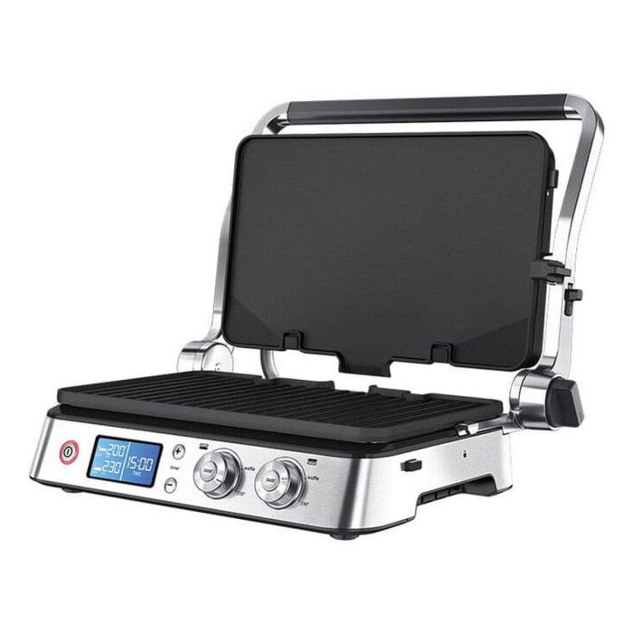 Braun BRA1744095622160 Parrilla Multifunción Multi Grill 9 2000W con 3 Posiciones de Calentamiento Negro/Acero 6