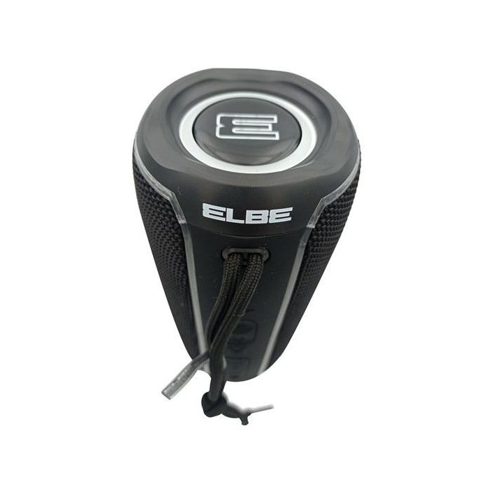 Elbe ALT-N12 Altavoz Bluetooth 20W TWS Negro IPX6 con Luces LED 5