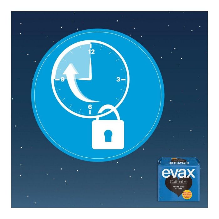 Evax Cottonlike Compresas Noche Alas 9 u 3