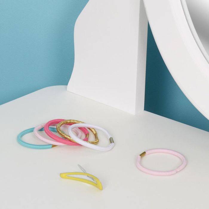 Tom et Zoe Juego de 25 Gomas de Pelo Elásticas para Niñas con Diseños de Gato, Unicornio y Cisne 6