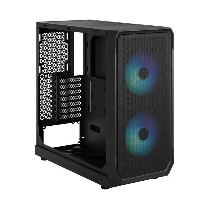 Focus de diseño fractal 2 RGB Black TG Clear PC Case 5