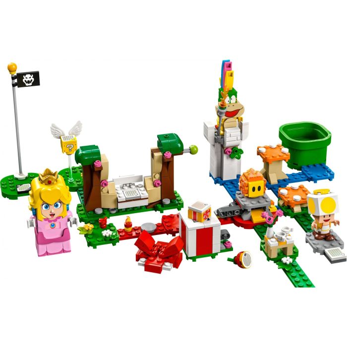 LEGO 71403 Super Mario Aventuras con Peach – Set Inicial con Figura Interactiva, Toad y Lemmy 1 LEGO 71403 Super Mario Aventuras con Peach – Set Inicial con Figura Interactiva, Toad y Lemmy 1