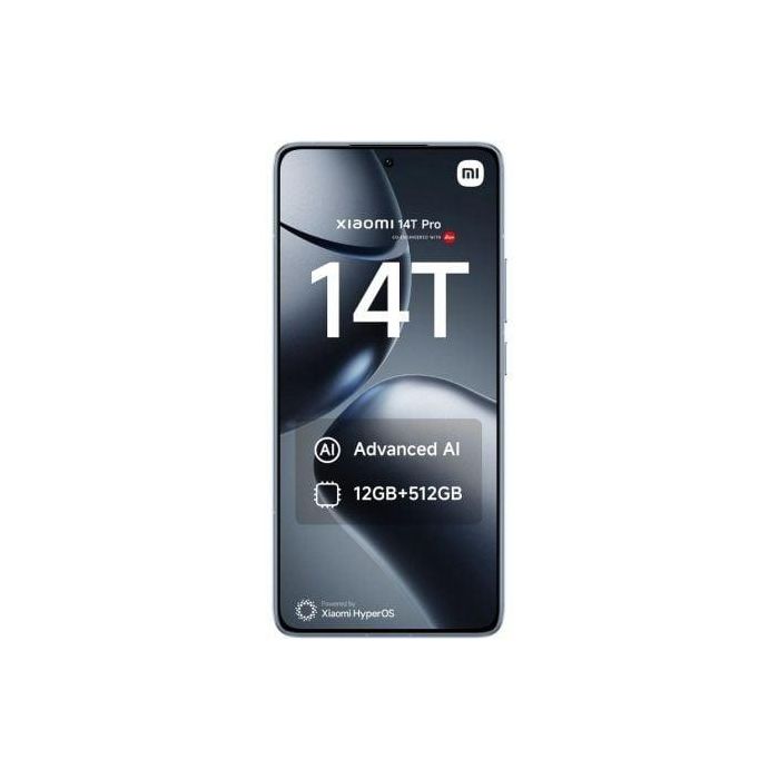 Smartphone Xiaomi 14T Pro 12GB/ 512GB/ 6.67"/ 5G/ Azul Titanio 2 Smartphone Xiaomi 14T Pro 12GB/ 512GB/ 6.67"/ 5G/ Azul Titanio 2