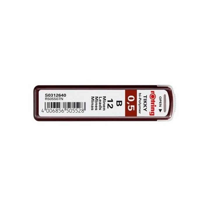 Rotring Minas de Polímero para Portaminas 0.5 mm B