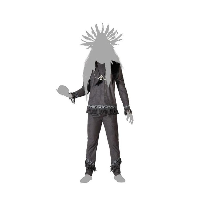 Disfraz Chamán Indio Hombre Adulto M-L 4 Disfraz Chamán Indio Hombre Adulto M-L 4