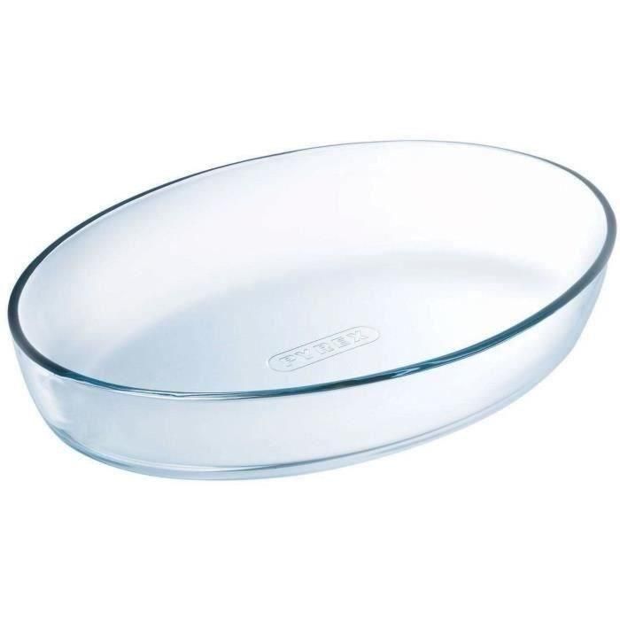 PYREX - ESSENTIALS - Fuente de vidrio ovalada para hornear 35 * 24 cm 3 PYREX - ESSENTIALS - Fuente de vidrio ovalada para hornear 35 * 24 cm 3