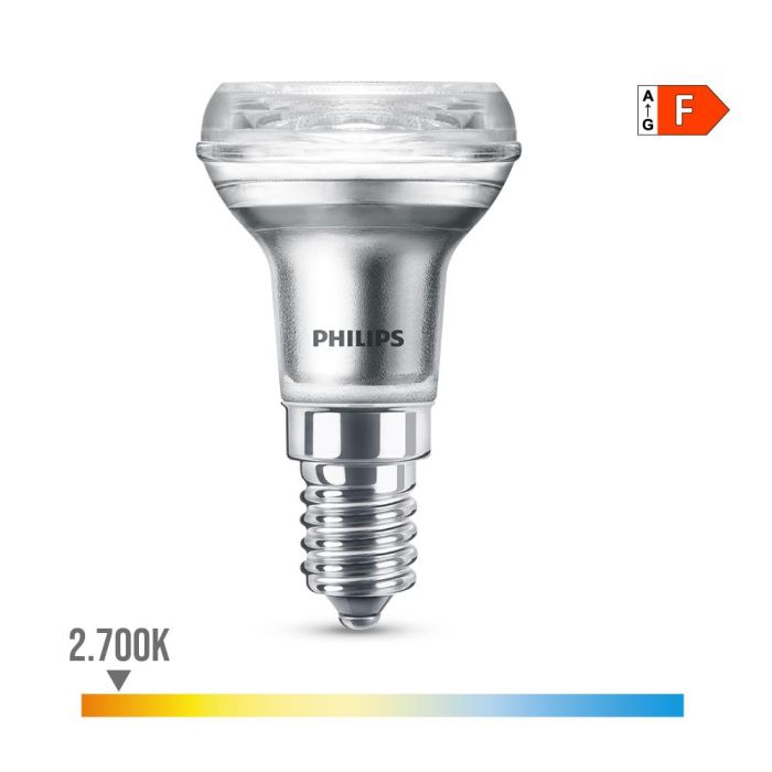 Bombilla reflectora led r39 e14 1,8 W 150 lm cla 36d 2700 k