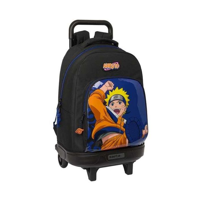 Mochila Escolar con Ruedas Naruto Ninja Azul Negro 33 x 45 x 22 cm Mochila Escolar con Ruedas Naruto Ninja Azul Negro 33 x 45 x 22 cm