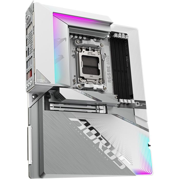 GIGABYTE B650E AORUS STEALTH ICE Placa Base AM5/DDR5/ATX para AMD Ryzen 7000/8000/9000 con WiFi 7, PCIe 5.0 2 GIGABYTE B650E AORUS STEALTH ICE Placa Base AM5/DDR5/ATX para AMD Ryzen 7000/8000/9000 con WiFi 7, PCIe 5.0 2