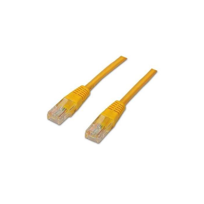 Aisens Cable de Red Latiguillo RJ45 Cat.6 UTP AWG24 Amarillo 0.5 M