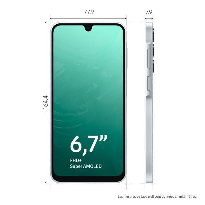 Smartphone Samsung Galaxy A16 4GB/ 128GB/ 6.7"/ 5G/ Gris Claro 2 Smartphone Samsung Galaxy A16 4GB/ 128GB/ 6.7"/ 5G/ Gris Claro 2