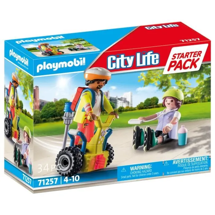 Playmobil Starter Pack Rescate Con Balance Racer 0 Playmobil Starter Pack Rescate Con Balance Racer 0