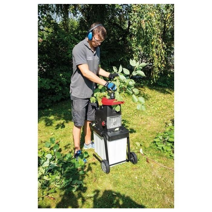 Scheppach GS60 Trituradora de Plantas con Motor de 2800W y Capacidad de Recolección de 60 Litros 3 Scheppach GS60 Trituradora de Plantas con Motor de 2800W y Capacidad de Recolección de 60 Litros 3
