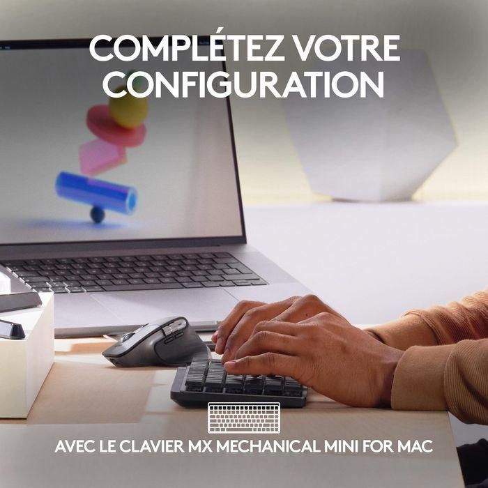 Logitech 910-006571 Ratón Ergonómico Inalámbrico Bluetooth MX Master 3S For Mac, 8000 DPI, Clics Discretos, MagSpeed, Recargable, Gris Espacial 15 Logitech 910-006571 Ratón Ergonómico Inalámbrico Bluetooth MX Master 3S For Mac, 8000 DPI, Clics Discretos, MagSpeed, Recargable, Gris Espacial 15