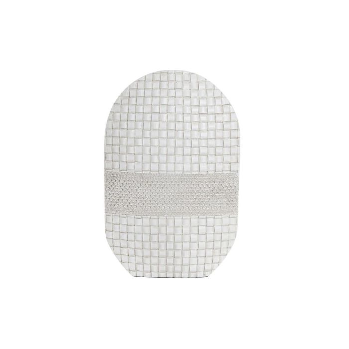 DKD Home Decor Jarrón Moderno de Resina Blanco – 10 cm Largo x 45 cm Alto x 30 cm Ancho DKD Home Decor Jarrón Moderno de Resina Blanco – 10 cm Largo x 45 cm Alto x 30 cm Ancho