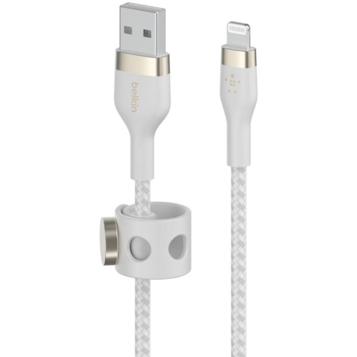 Belkin CAA010BT2MWH Cable Lightning/USB-A Certificado Apple, 2m, Blanco 1