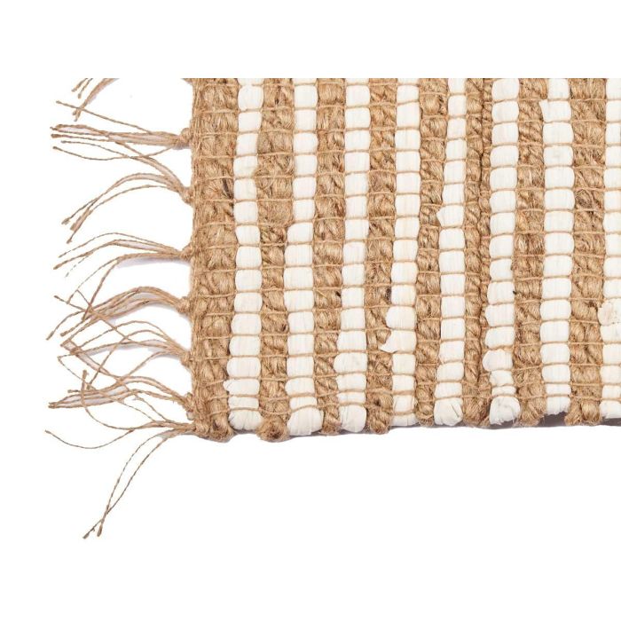 Alfombra Natural Blanca Doble Rayas 60 X 90 Cm Giftdecor (12 Unidades) 3 Alfombra Natural Blanca Doble Rayas 60 X 90 Cm Giftdecor (12 Unidades) 3