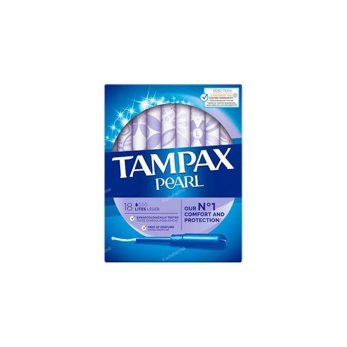 Tampax Tampón Pearl Lites 18 U