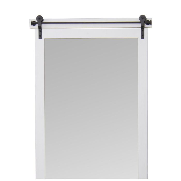 Espejo de pared Alexandra House Living Blanco Rectangular 3