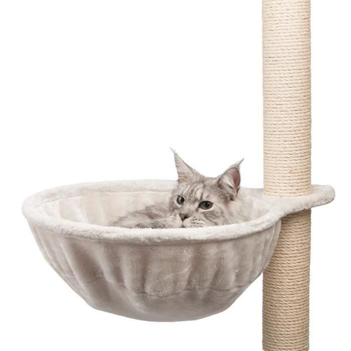 Árbol rascador para gatos Trixie Gris claro Poliéster Ø 45 cm