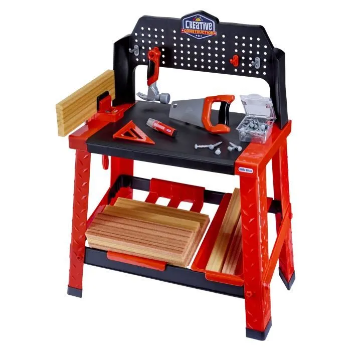 Little Tikes LIT50743643910 Banco de trabajo de construcción creativa 0 Little Tikes LIT50743643910 Banco de trabajo de construcción creativa 0