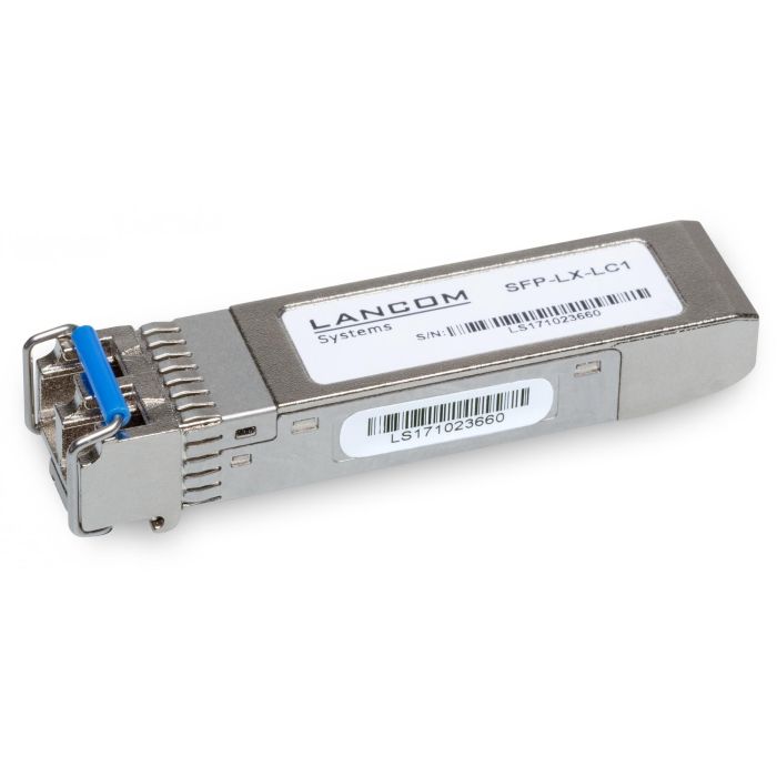 LANCOM SFP-LX-LC1 Transceptor SFP de Fibra Óptica 1000 Mbit/s LC 9/125 µm 10 km Gigabit Ethernet Plug & Play Hot-swap