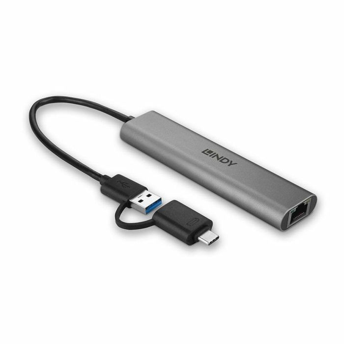 Hub USB LINDY 43379 Negro 1 Hub USB LINDY 43379 Negro 1
