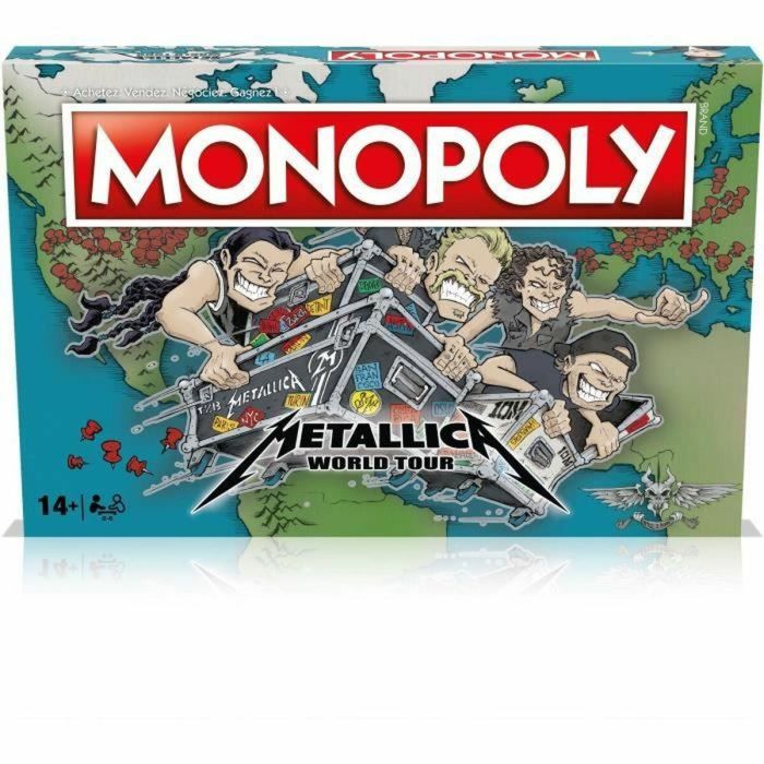 Juego de Mesa Winning Moves Monopoly Metallica 3