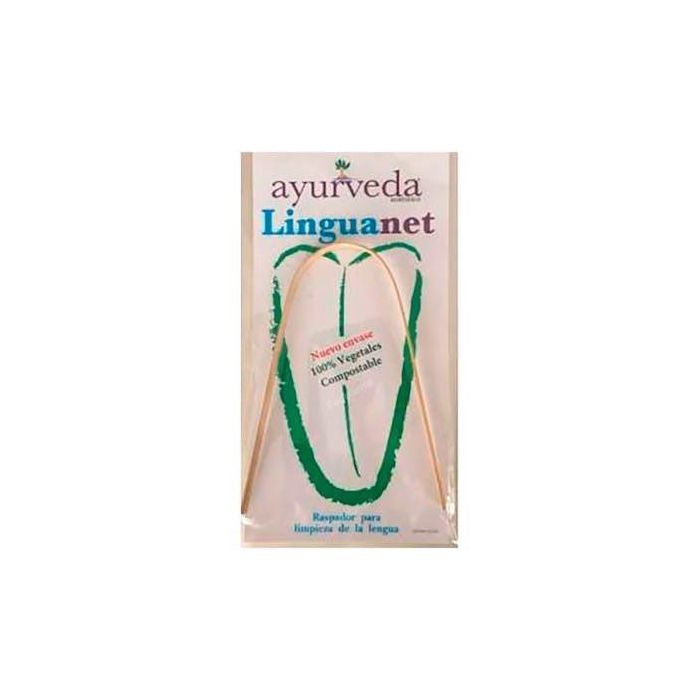 AYURVEDA AUTENTICO Linguanet de Acero y Bambú para Limpieza de Lengua