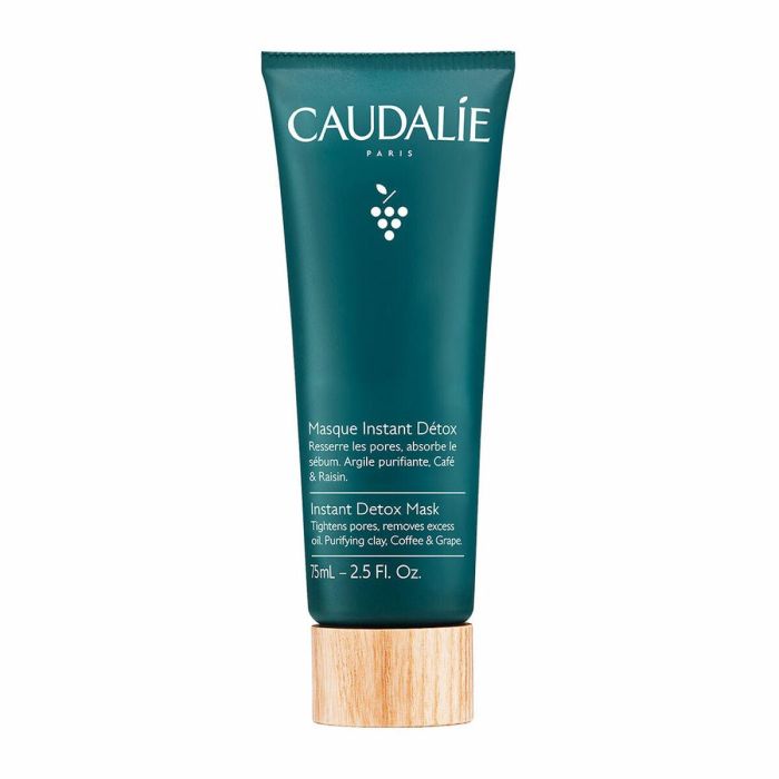 Caudalie 152/067 Mascarilla Instant Detox Facial Purificante, Elimina Impurezas, Control Sebo y Reduce Poros 75 ml
