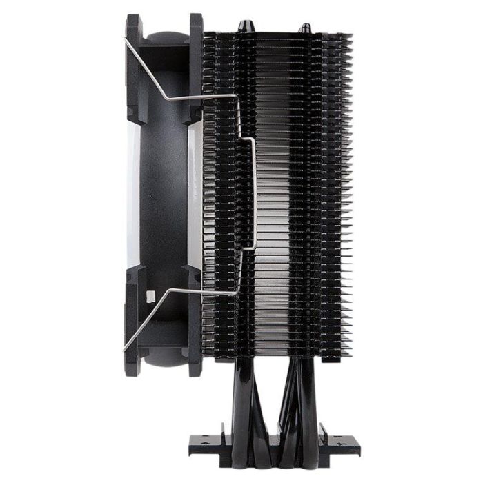Hiditec C12 Refrigerador de Aire Procesador PWM ARGB, Disipador CPU Negro 120mm, 1600 RPM, para Intel LGA 1700/1200 y AMD AM4 Hiditec C12 Refrigerador de Aire Procesador PWM ARGB, Disipador CPU Negro 120mm, 1600 RPM, para Intel LGA 1700/1200 y AMD AM4