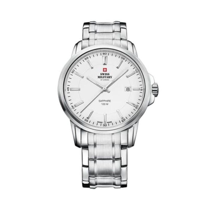 Reloj Hombre Swiss Military Chrono SM34039.02 Plateado Reloj Hombre Swiss Military Chrono SM34039.02 Plateado