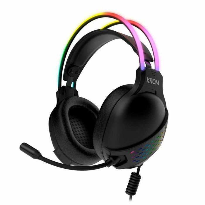 Auriculares con Micrófono Krom Klaim Negro 13 Auriculares con Micrófono Krom Klaim Negro 13