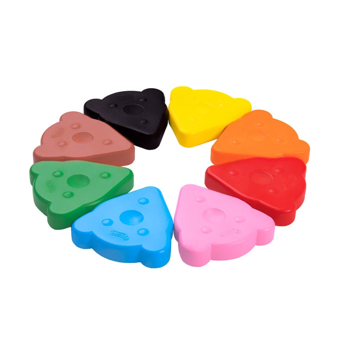 Jovi Lápices de cera My First Crayon forma de oso, caja de 8 unidades, colores surtidos 2