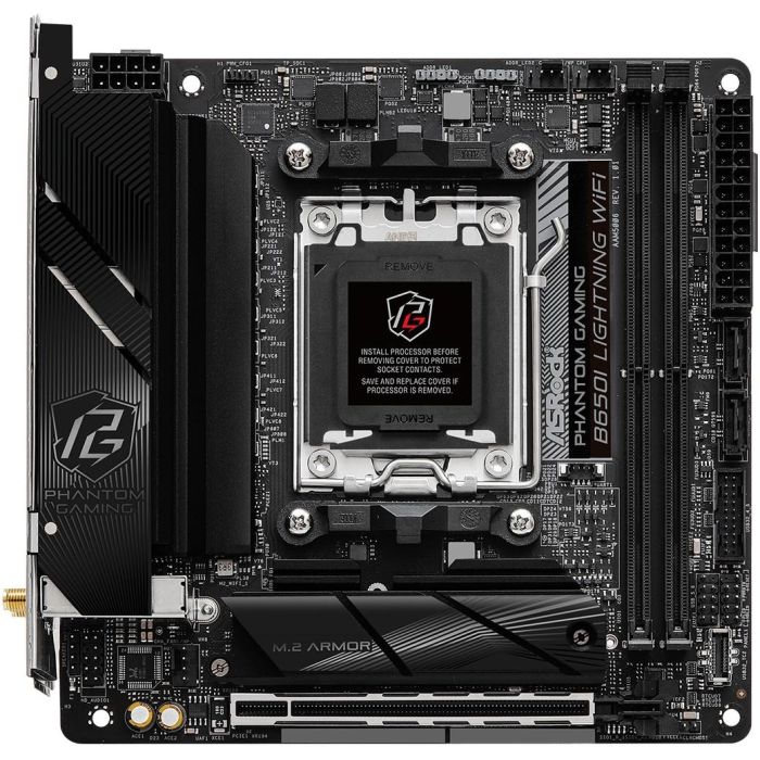 ASRock B650I Lightning WiFi AM5 mITX HDMI DDR5 para AMD Ryzen Zen4 1 ASRock B650I Lightning WiFi AM5 mITX HDMI DDR5 para AMD Ryzen Zen4 1