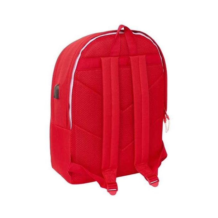 Mochila para Portátil y Tablet con Salida USB Sevilla Fútbol Club Rojo 31 x 44 x 18 cm 6 Mochila para Portátil y Tablet con Salida USB Sevilla Fútbol Club Rojo 31 x 44 x 18 cm 6