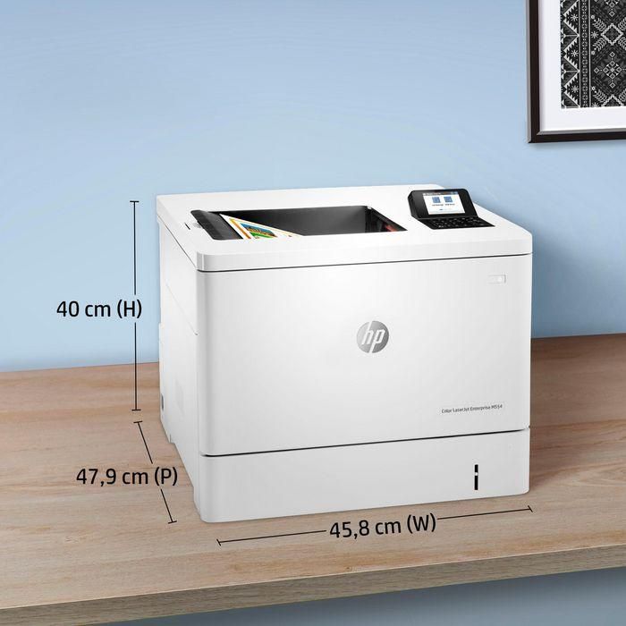 HP Impresora laser color laserJet Enterprise M554dn 15 HP Impresora laser color laserJet Enterprise M554dn 15