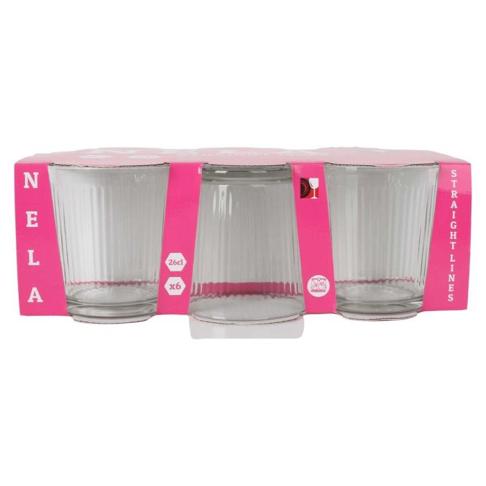 Set de Vasos La Mediterránea STRAIGHT 6 Piezas (6 Unidades) 1 Set de Vasos La Mediterránea STRAIGHT 6 Piezas (6 Unidades) 1