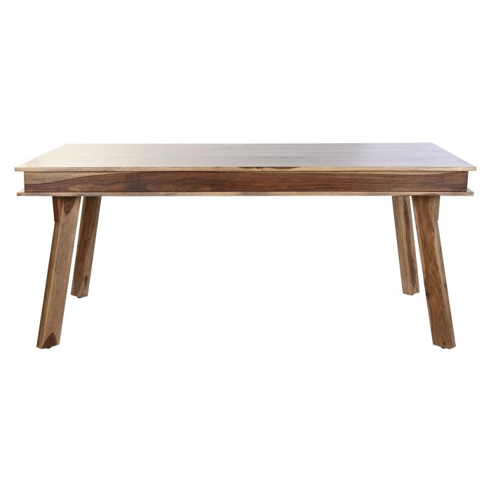 DKD Home Decor Mesa de Comedor Alpino, Sheesham Natural, Diseño Rectangular, 180 cm Ancho x 90 cm Largo x 76 cm Alto 4 DKD Home Decor Mesa de Comedor Alpino, Sheesham Natural, Diseño Rectangular, 180 cm Ancho x 90 cm Largo x 76 cm Alto 4
