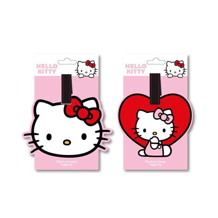Cerdá Hello Kitty Etiqueta de Viaje Roja Talla Única