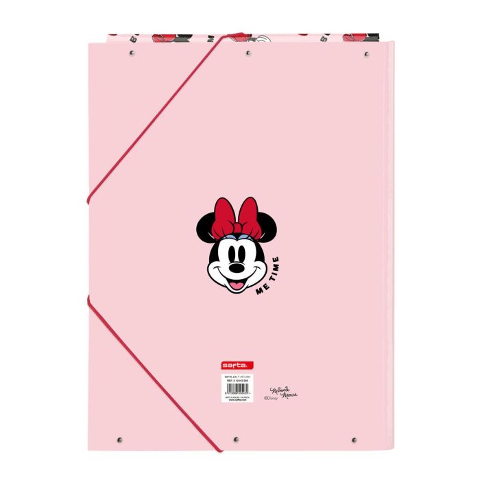 Carpeta folio 3 solapas minnie mouse "me time" 26x33,5x2,5 - modelos surtidos 1