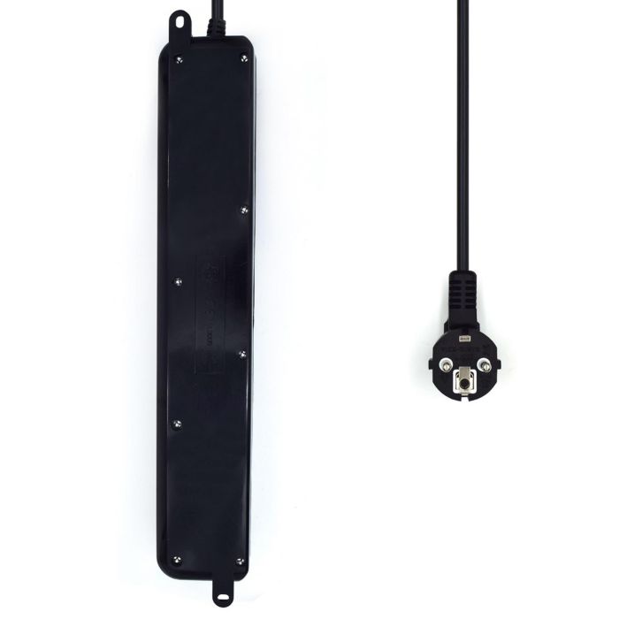 Ewent EW3924 Base múltiple 6 salidas AC Tipo F con protección sobretensión, interruptor ON/OFF, cable 1.5m, 2500W, negro 3 Ewent EW3924 Base múltiple 6 salidas AC Tipo F con protección sobretensión, interruptor ON/OFF, cable 1.5m, 2500W, negro 3