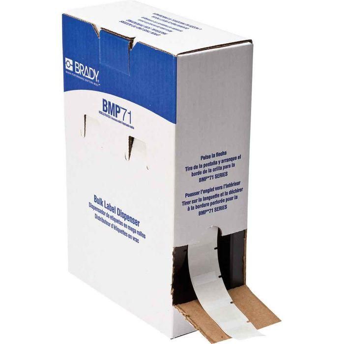 Brady Repositionable Vinyl Cloth Labels - Bulk