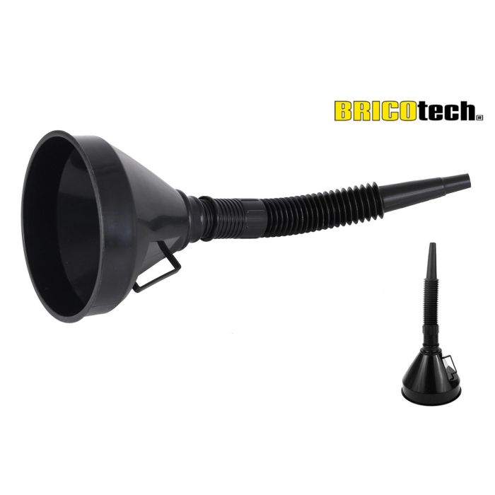 Embudo con alargador 14.5 x 39 cm Bricotech (24 Unidades)
